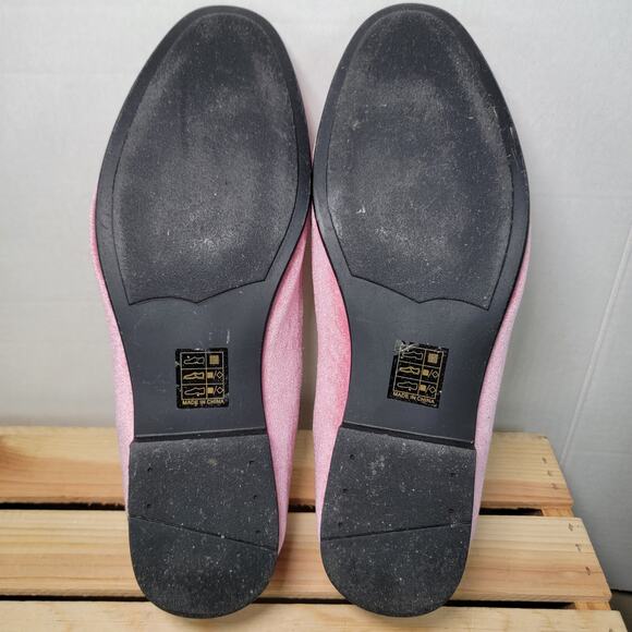 Amali Men's Pink Velvet Shoes w/ Large Jewels - Size 11 - Picture 7 of 8